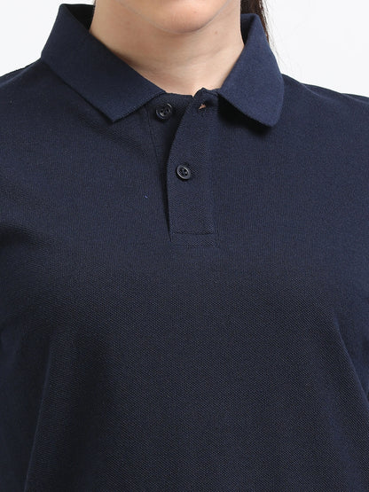 Women’s Premium Blend Polo - Navy Blue | PallyWear