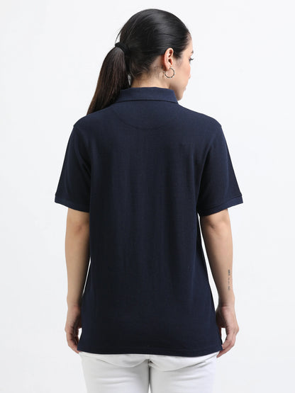 Women’s Premium Blend Polo - Navy Blue | PallyWear