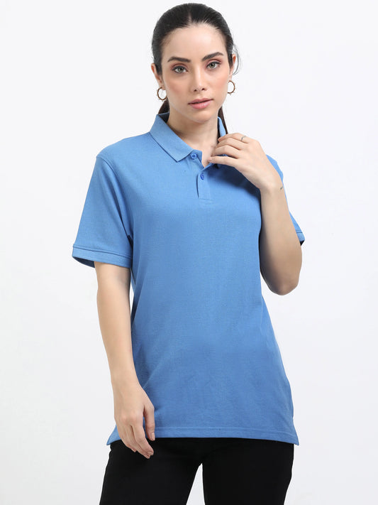 Women’s Premium Blend Polo - Sky Blue | PallyWear