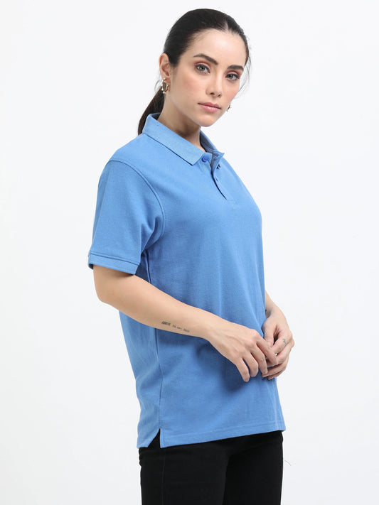 Women’s Premium Blend Polo - Sky Blue | PallyWear