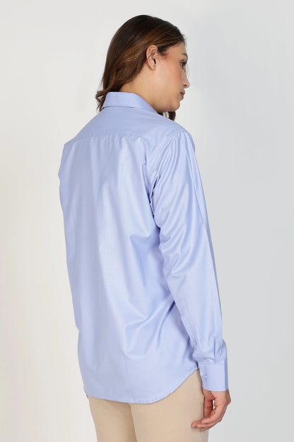 Women’s Premium Cotton Shirt - Blue | PallyWear