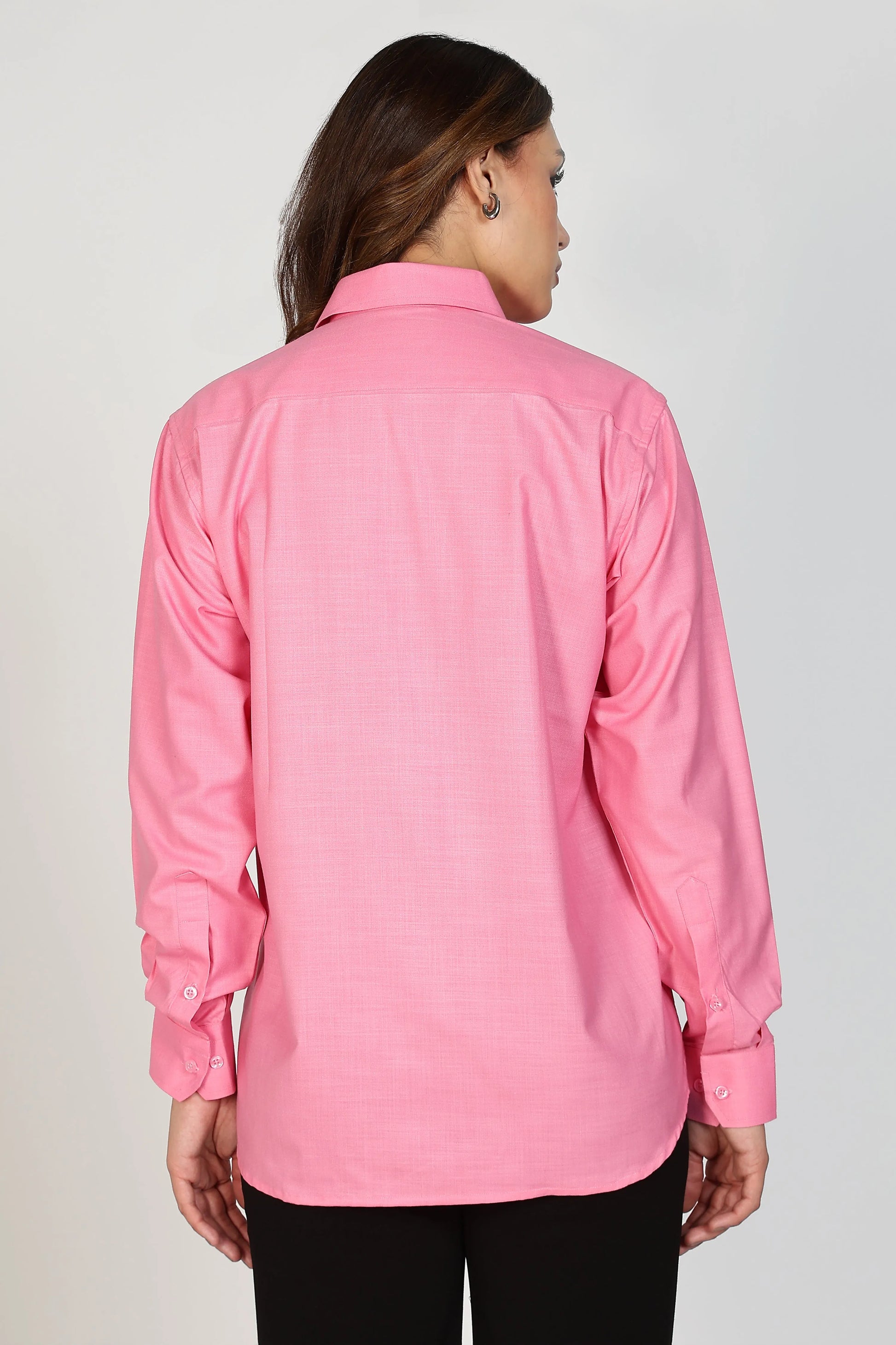Women’s Premium Cotton Shirt - Pink | PallyWear