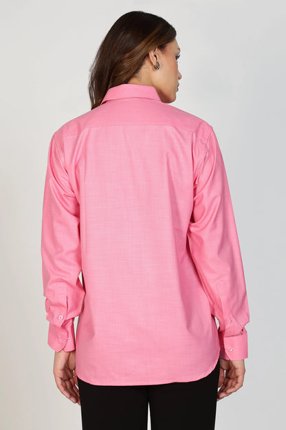 Women’s Premium Cotton Shirt - Pink | PallyWear